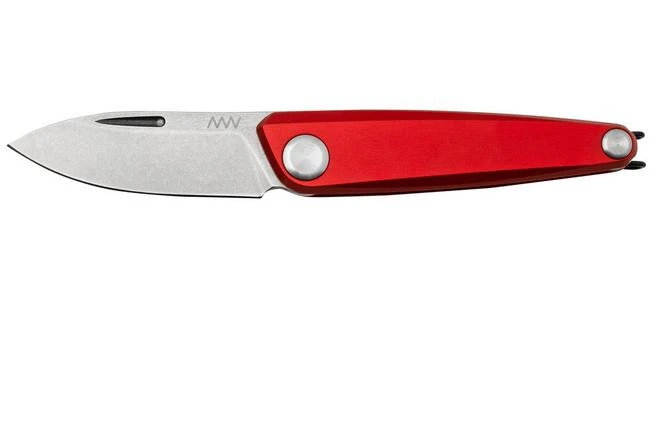 ANV Z050 Sleipner, Red Handle, Z050-002, Slipjoint Pocket Knife 3 ANV Z050 Sleipner, Red Handle, Z050-002, Slipjoint Pocket Knife