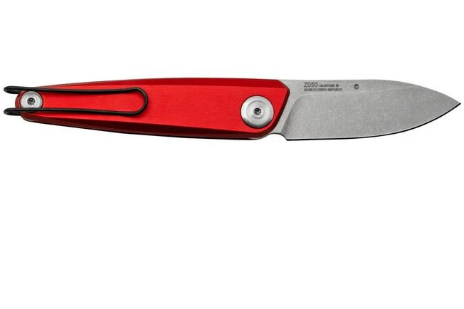 ANV Z050 Sleipner, Red Handle, Z050-002, Slipjoint Pocket Knife 4 ANV Z050 Sleipner, Red Handle, Z050-002, Slipjoint Pocket Knife - Image 2