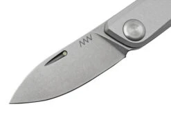 ANV Z050 Sleipner, Silver Handle, Z050-003, Slipjoint Pocket Knife -Knifeshop ANVZ050 003 03 anv
