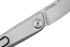 ANV Z050 Sleipner, Silver Handle, Z050-003, Slipjoint Pocket Knife -Knifeshop ANVZ050 003 05 anv