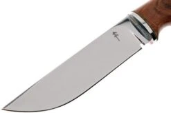 Autine Hunting Knife, Rosewood, Mirror Polish D2, RH Sheath, Hunting Knife -Knifeshop AT HUNTING 03 autine at hunting 03