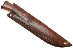 Autine Hunting Knife, Rosewood, Mirror Polish D2, RH Sheath, Hunting Knife -Knifeshop AT HUNTING 07 autine at hunting 07