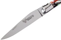 Laguiole En Aubrac 10 Cm Pocket Knife Harlequin Acrylic, L0210ARLI-FSI1 -Knifeshop AUL0210ARLI FSI1 03 laguiole en aubrac aul0210arli fsi1 03