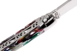 Laguiole En Aubrac 10 Cm Pocket Knife Harlequin Acrylic, L0210ARLI-FSI1 -Knifeshop AUL0210ARLI FSI1 06 laguiole en aubrac aul0210arli fsi1 06