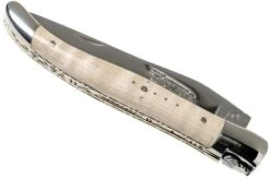 Laguiole En Aubrac 12cm Double Plates, Wavy Maple Hand-filed, L0712EEN1/FSJ1 14 Laguiole En Aubrac 12cm Double Plates, Wavy Maple Hand-filed, L0712EEN1/FSJ1 -Knifeshop AULL0712EEN1 FSJ1 04 laguiole en aubrac