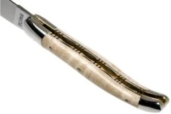 Laguiole En Aubrac 12cm Double Plates, Wavy Maple Hand-filed, L0712EEN1/FSJ1 15 Laguiole En Aubrac 12cm Double Plates, Wavy Maple Hand-filed, L0712EEN1/FSJ1 -Knifeshop AULL0712EEN1 FSJ1 05 laguiole en aubrac