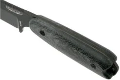 Bradford Guardian 3.5T Tanto, 3D Black Micarta Guardian 3.5T M390, Black DLC 3.5T-101B -Knifeshop BDK 35T 101B 05 bradford knives