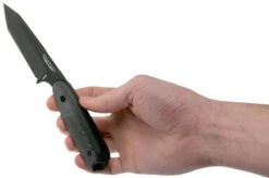 Bradford Guardian 3.5T Tanto, 3D Black Micarta Guardian 3.5T M390, Black DLC 3.5T-101B -Knifeshop BDK 35T 101B 06 bradford knives