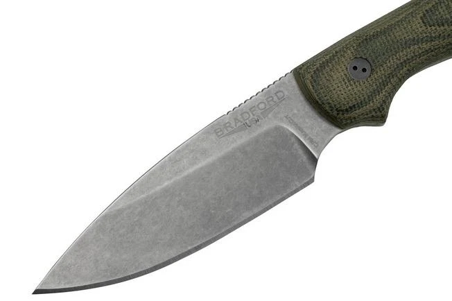 Bradford Knives Guardian 3, 3S-109-MC, 3D Camo Micarta, CPM-Magnacut, Sabre Grind, Stonewash Finish, Fixed Knife 5 Bradford Knives Guardian 3, 3S-109-MC, 3D Camo Micarta, CPM-Magnacut, Sabre Grind, Stonewash Finish, Fixed Knife - Image 3