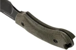 Bradford Knives 3D OD Green Micarta, Guardian4, Sabre, Nimbus Finish, Black Fasteners -Knifeshop BDK 4S 102N 04 bradford knives