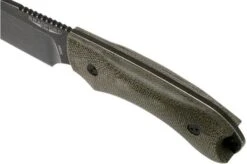 Bradford Knives 3D OD Green Micarta, Guardian4, Sabre, Nimbus Finish, Black Fasteners -Knifeshop BDK 4S 102N 05 bradford knives