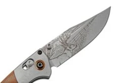 Benchmade Mini Crooked River Whitetail Limited Edition Artist Series 15085-2202, Hunting Pocket Knife, Casey Underwood Design -Knifeshop BE15085 2202 06 benchmade