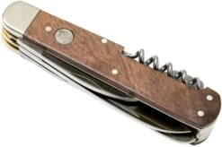 Böker Jagdmesser Quadro Jäger Gold 110646 Hunting Knife With Leather Sheath -Knifeshop BO110646 04 boker