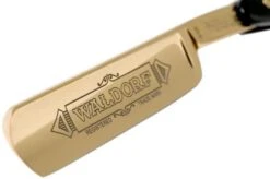 Böker Manufaktur Waldorf 24 Karat Gold 5/8" Straight Razor 140321 -Knifeshop BO140321 03 boker bo140321 03