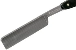 Böker Manufaktur Ebony Damascus Limited Edition Straight Razor 140409DAM -Knifeshop BO140409DAM 03 boker bo140409dam 03