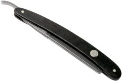 Böker Manufaktur Ebony Damascus Limited Edition Straight Razor 140409DAM -Knifeshop BO140409DAM 06 boker bo140409dam 06