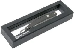 Böker Manufaktur Ebony Damascus Limited Edition Straight Razor 140409DAM -Knifeshop BO140409DAM 07 boker bo140409dam 07