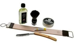 Böker Stainless Olive Set 140537SET Shaving Set