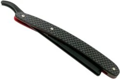 Böker Barberette Black & Red 140909 Shavette -Knifeshop BO140909 05 boker