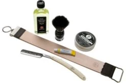 Böker King Cutter White Shaving Starter Set 141624SET