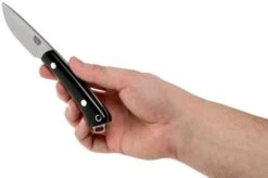 Bark River Mini Fox River CPM 3V Black Canvas Micarta Hunting Knife -Knifeshop BRK01 023BKRC 05 bark river knives