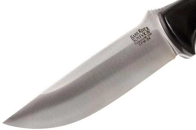 Bark River Bravo 1 LT CPM 3V, Black Canvas Micarta, Brown Sheath 5 Bark River Bravo 1 LT CPM 3V, Black Canvas Micarta, Brown Sheath - Image 3