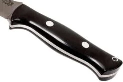 Bark River Bravo 1 LT CPM 3V, Black Canvas Micarta, Brown Sheath 14 Bark River Bravo 1 LT CPM 3V, Black Canvas Micarta, Brown Sheath -Knifeshop BRK07 126BRKC 04 bark river brk07 126brkc 04