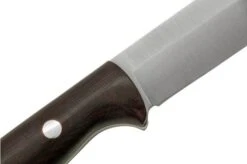 Bark River Bravo 1.2 LT CPM 3V Rampless, Burgundy Canvas Micarta Outdoor Knife -Knifeshop BRK07 129BGCMR 05 barkriver