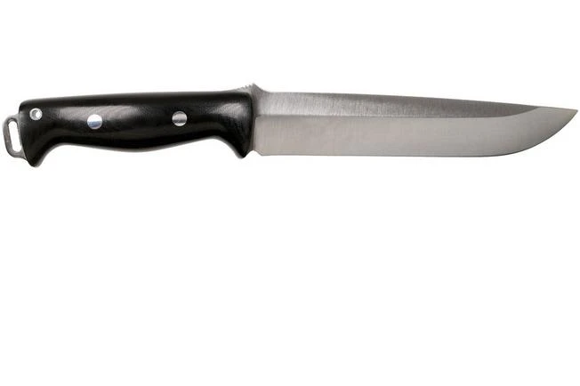 Bark River Bravo 2 A2 Black Canvas Micarta, Outdoor Knife 4 Bark River Bravo 2 A2 Black Canvas Micarta, Outdoor Knife - Image 2