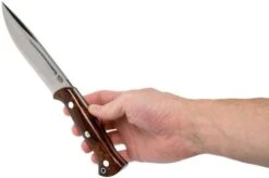 Bark River Cub CPM 3V, Desert Ironwood, Mosaic Pin Bushcraft Knife -Knifeshop BRK08 221DIW 06 bark river