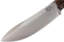 Bark River Mini Kalahari A2, Macassar Ebony, Brown Sheath -Knifeshop BRK12 012MAK 03 bark river brk12 012mak 03