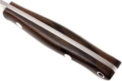 Bark River Mini Kalahari A2, Macassar Ebony, Brown Sheath -Knifeshop BRK12 012MAK 05 bark river brk12 012mak 05