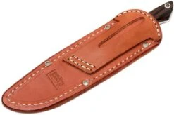 Bark River Mini Kalahari A2, Macassar Ebony, Brown Sheath -Knifeshop BRK12 012MAK 08 bark river brk12 012mak 08