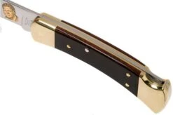 Buck 110 The Magnolia Folding Hunter 110EBS1, Limited Edition Pocket Knife -Knifeshop BUCK110EBS1 07 buck knives