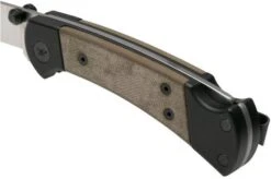 Buck 112 Ranger Sport Pro Green Micarta 112GRS5 Pocket Knife -Knifeshop BUCK112GRS5 07 buck