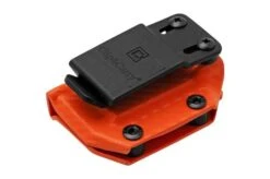 Clip And Carry Kydex Sheath Leatherman Super Tool 300, Carbon Fiber Orange LST300-CF-ORNG Belt Holster -Knifeshop CALST300 CF ORNG 03 clipandcarry