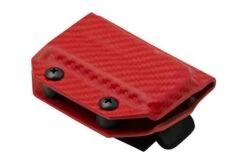 Clip And Carry Kydex Sheath Leatherman Wave, Wave Plus, Carbon Fiber Red LWAVE-CF-RED Belt Holster -Knifeshop CALWAVE CF RED 02 clipandcarry