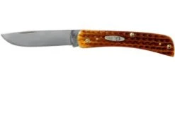 Case Knives Sod Buster Jr Pocket Worn Harvest Orange Bone Corn Cob Jig 07396, 6137 SS Pocket Knife