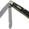 Case Trapper Rough Black Synthetic, 18221, 6254 SS Pocket Knife -Knifeshop CE18221 01 case