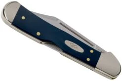 Case Mini Copperlock Navy Blue Synthetic, 23616, 41749L SS Pocket Knife -Knifeshop CE23616 04 case
