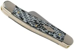 Case Medium Stockman White & Black Carbon Fibre-G10 Weave Smooth, 38923, 10318 SS Pocket Knife 10 Case Medium Stockman White & Black Carbon Fibre-G10 Weave Smooth, 38923, 10318 SS Pocket Knife -Knifeshop CE38923 04 case