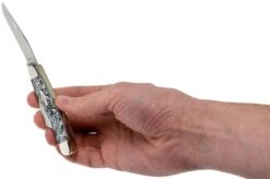 Case Medium Stockman White & Black Carbon Fibre-G10 Weave Smooth, 38923, 10318 SS Pocket Knife 11 Case Medium Stockman White & Black Carbon Fibre-G10 Weave Smooth, 38923, 10318 SS Pocket Knife -Knifeshop CE38923 05 case