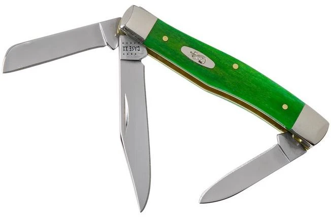 Case Medium Stockman Brilliant Green Bone, Smooth, 52821, 63032 SS Pocket Knife 3 Case Medium Stockman Brilliant Green Bone, Smooth, 52821, 63032 SS Pocket Knife