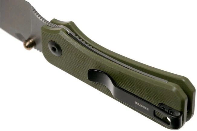 Civivi Baby Banter C19068S-5 Green G10, Stonewashed Pocket Knife, Ben Petersen Design 7 Civivi Baby Banter C19068S-5 Green G10, Stonewashed Pocket Knife, Ben Petersen Design - Image 5