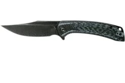 Civivi Dogma C2014DS-1 Damascus, Carbon Fibre & White G10 Pocket Knife