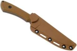 CRKT Ramadi Coyote Brown 2083 Fixed Knife, Darrin William Sirois Design -Knifeshop CK 2083 06 crkt