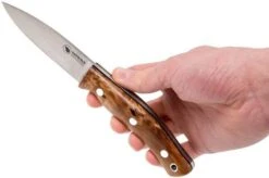 Casström No. 10 Swedish Forest Knife Curly Birch, 14C28N Flat Grind 13118 -Knifeshop CM13118 06 casstrom cm13118 06