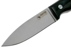 Casström No. 10 Swedish Forest Knife Black Micarta, 14C28N Flat Grind 13120 -Knifeshop CM13120 03 casstrom
