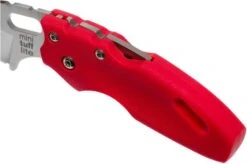 Cold Steel Mini Tuff Lite 20MTR Red Pocket Knife -Knifeshop CS20MTR 06 cold steel