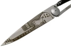 Deejo Tattoo 37g, Ebony, Rock’n’Roll 1CB000061 Pocket Knife -Knifeshop DJ1CB000061 03 deejo